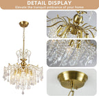 Distressed Chandeliers Ceiling Light 6 Lights Vintage French