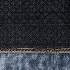 Distressed Tribal Style Neutral Cotton Area Rug Machine