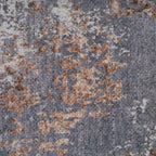 Distressed Tribal Style Neutral Cotton Area Rug Machine