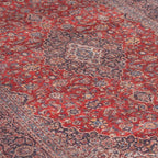 Distressed Tribal Style Neutral Cotton Area Rug Machine