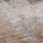 Distressed Warm Neutral Greige Living Room Area Runner