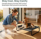 Dog Bed 110CM Elevated for Medium Size Dogs