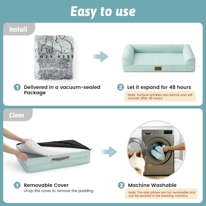 Dog Bed Q-Max0.4 Summer Orthopaedic Large Pet