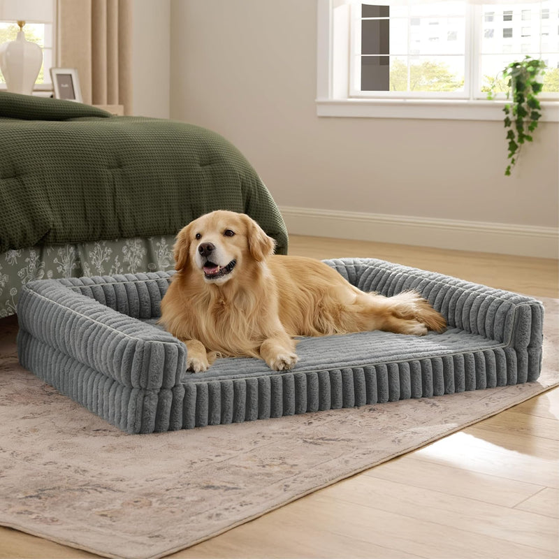 Dog Beds Large Memory Foam Sofa Waterproof