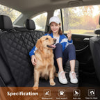 Dog Car Back Seat Cover Waterproof Non-Slip Pet
