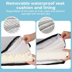 Dog Car Seat for Back Bed with -Sided