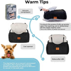 Dog Car Seat for Back Bed with -Sided