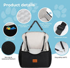 Dog Car Seat for Back Bed with -Sided