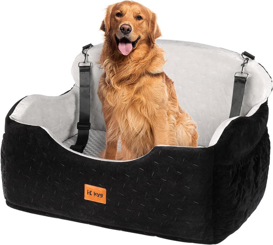 Dog Car Seat for Back Bed with -Sided