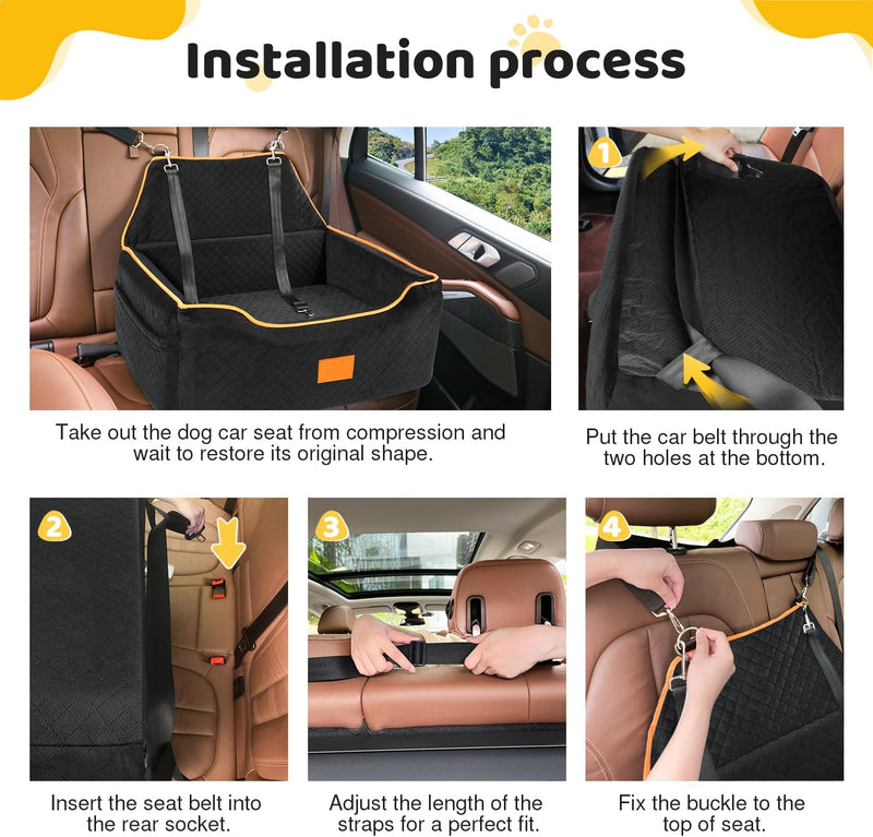 Dog Car Seat for Large Medium Dogs Booster