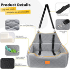 Dog Car Seat for Large Medium Dogs Booster