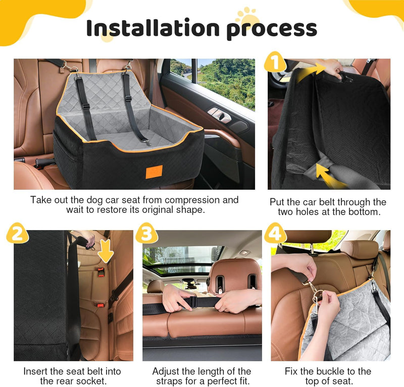 Dog Car Seat for Large Medium Dogs Booster