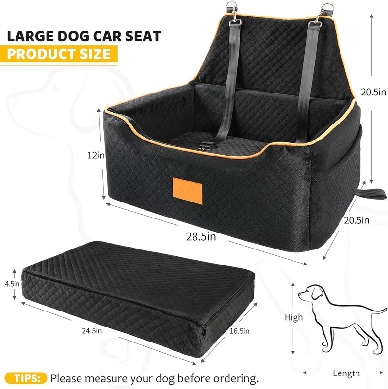 Dog Car Seat for Large Medium Dogs Booster
