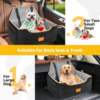Dog Car Seat for Large Medium Dogs Booster
