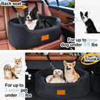 Dog Car Seat for Large Medium Dogs Under