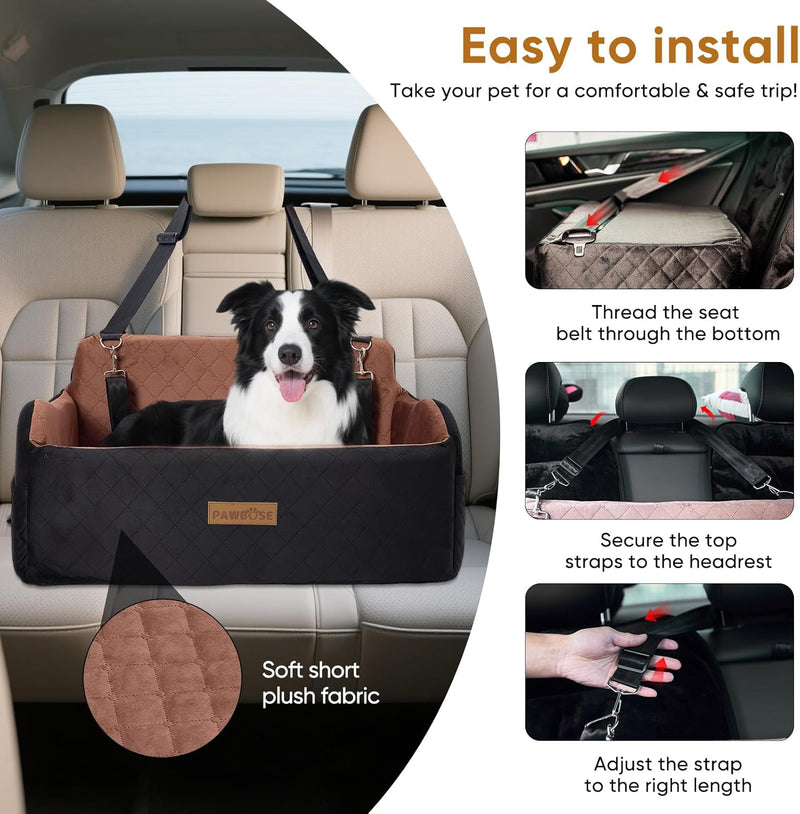 Dog Car Seat for Medium Large Booster Under