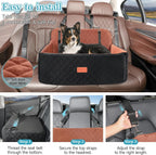 Dog Car Seat for Medium Large Dogs Booster