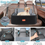 Dog Car Seat for Medium Large Dogs Booster