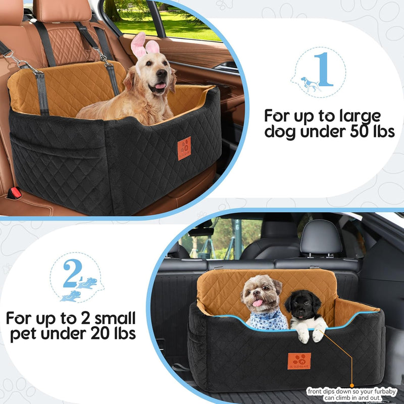 Dog Car Seat for Medium Large Dogs Ded
