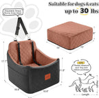 Dog Car Seat for Small Medium Dogs Detachable