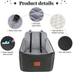 Dog Car Seat for Small Medium Dogs Detachable