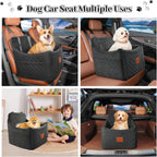 Dog Car Seat for Small Medium Dogs Detachable