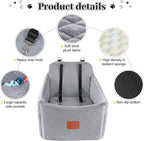 Dog Car Seat for Small Medium Dogs Detachable