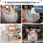 Dog Car Seat for Small Medium Dogs Detachable