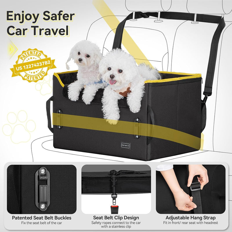 Dog Car Seat Medium Sized with Safety Belt