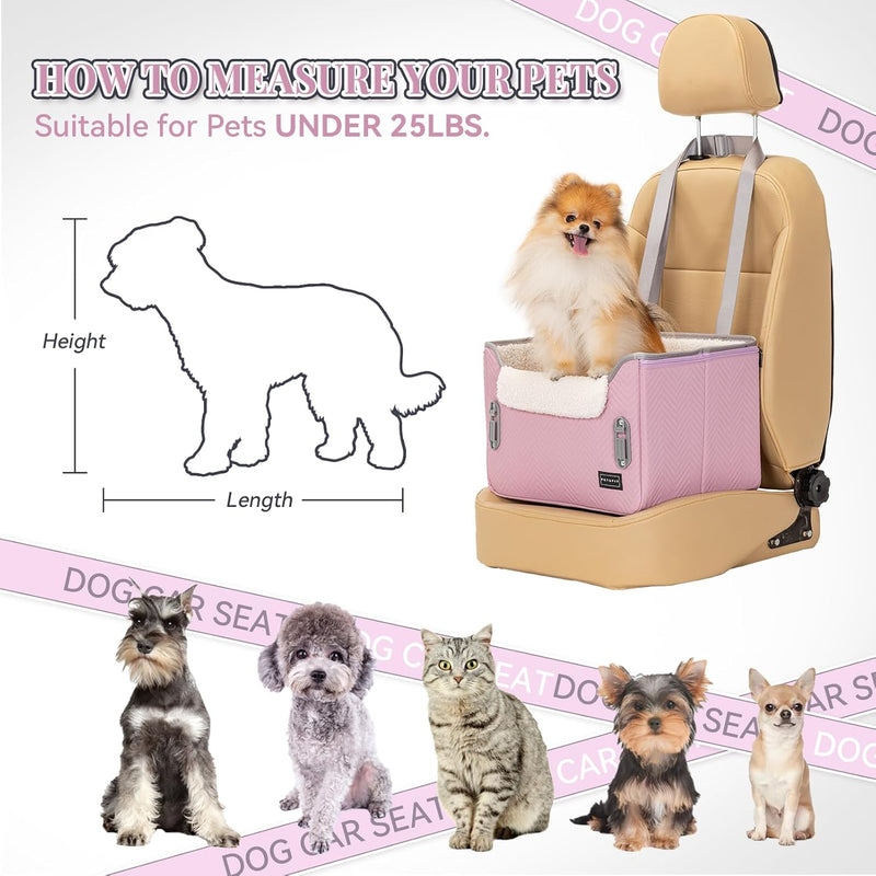 Dog Car Seat Medium Sized with Safety Belt