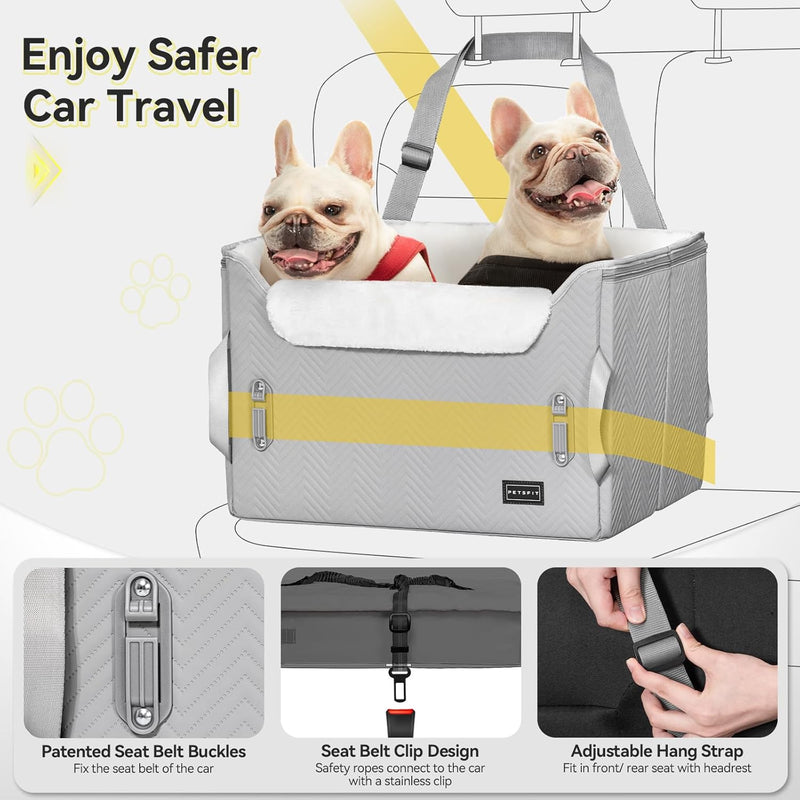Dog Car Seat Medium Sized with Safety Belt