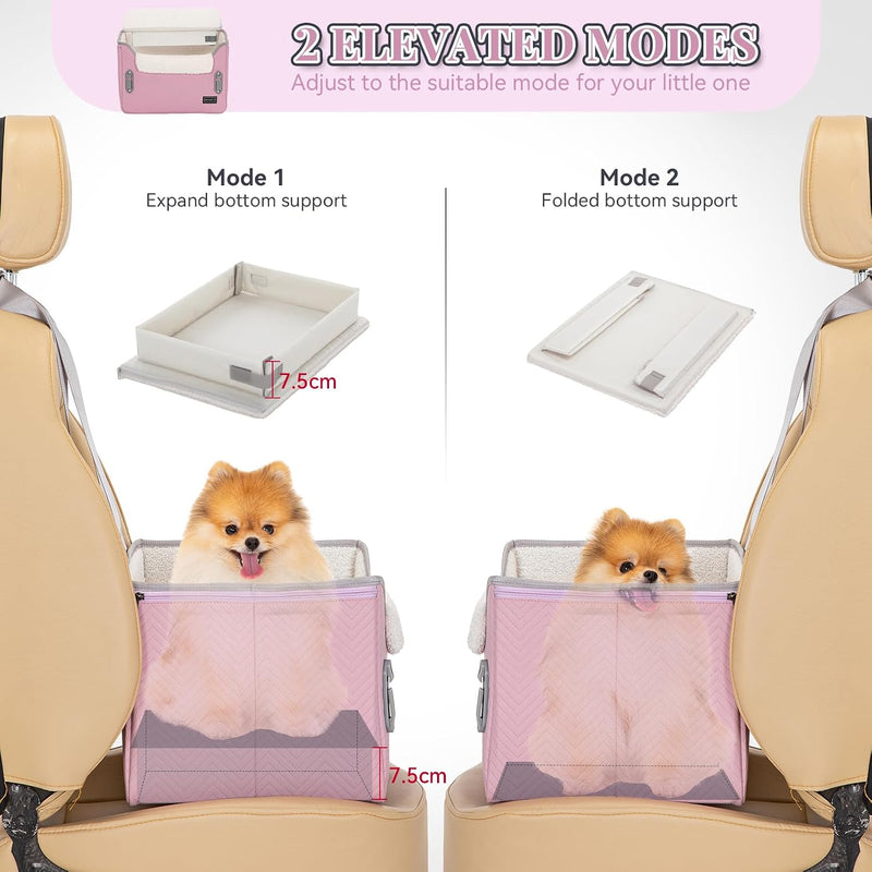Dog Car Seat Medium Sized with Safety Belt