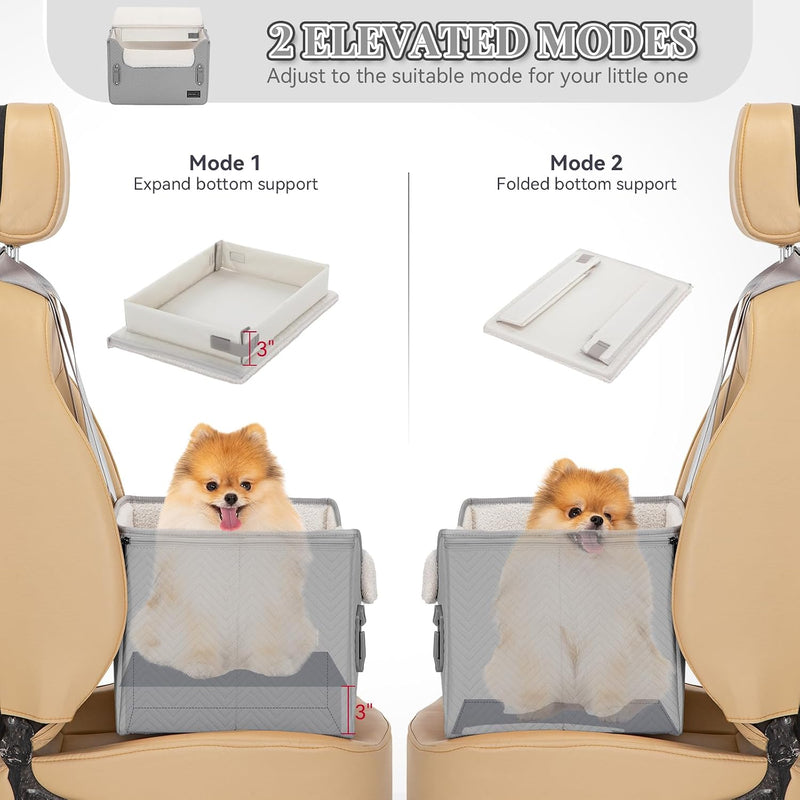 Dog Car Seat Medium Sized with Safety Belt