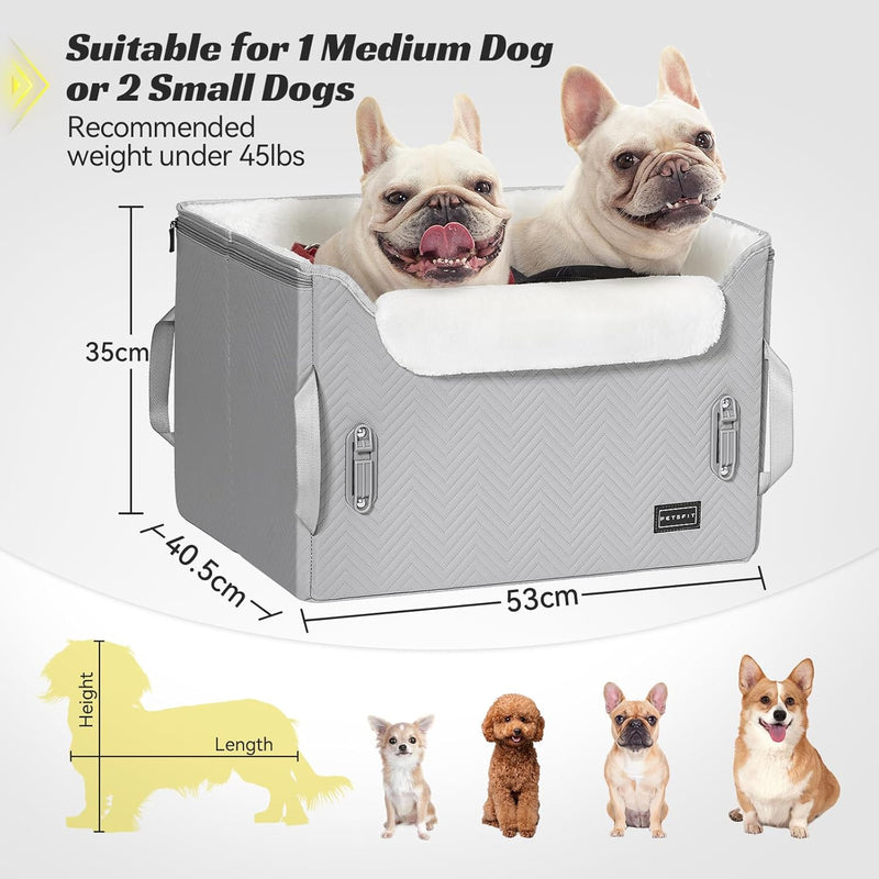 Dog Car Seat Medium Sized with Safety Belt