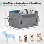 Dog Car Seat Medium Sized with Safety Belt