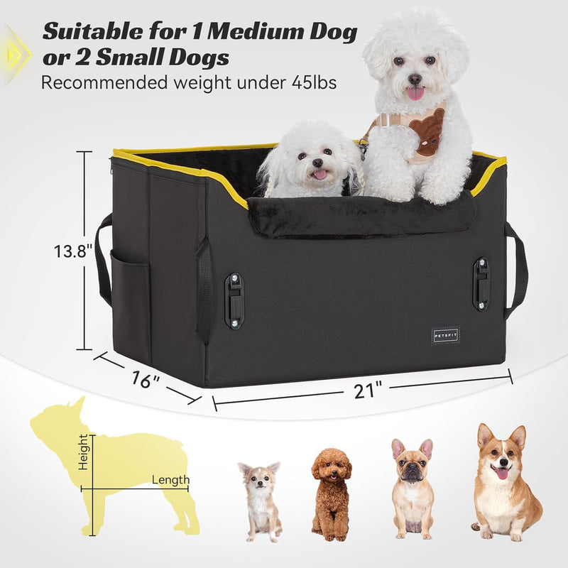 Dog Car Seat Medium Sized with Safety Belt