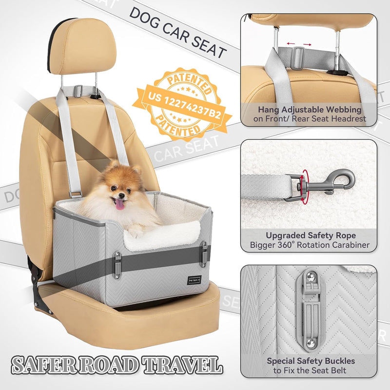 Dog Car Seat Medium Sized with Safety Belt