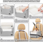 Dog Car Seat Medium Sized with Safety Belt