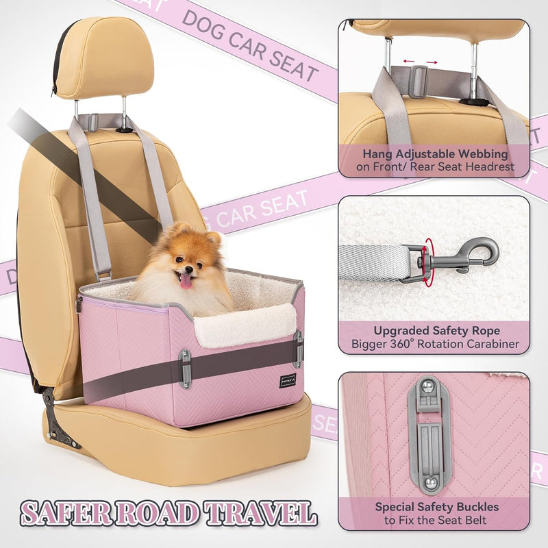 Dog Car Seat Medium Sized with Safety Belt