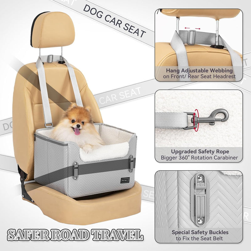 Dog Car Seat Medium Sized with Safety Belt