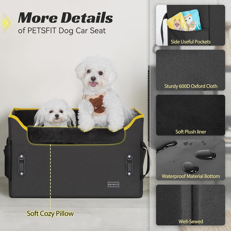 Dog Car Seat Medium Sized with Safety Belt