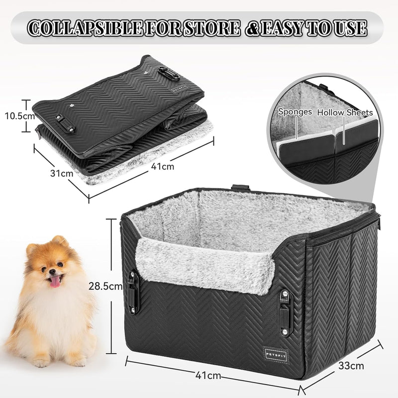 Dog Car Seat Medium Sized with Safety Belt