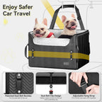 Dog Car Seat Medium Sized with Safety Belt