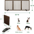 Dog Gates for Doorways Foldable Gate