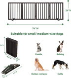 Dog Gates for Doorways Foldable Gate