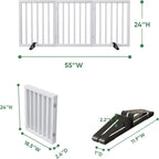 Dog Gates for Doorways Foldable Gate