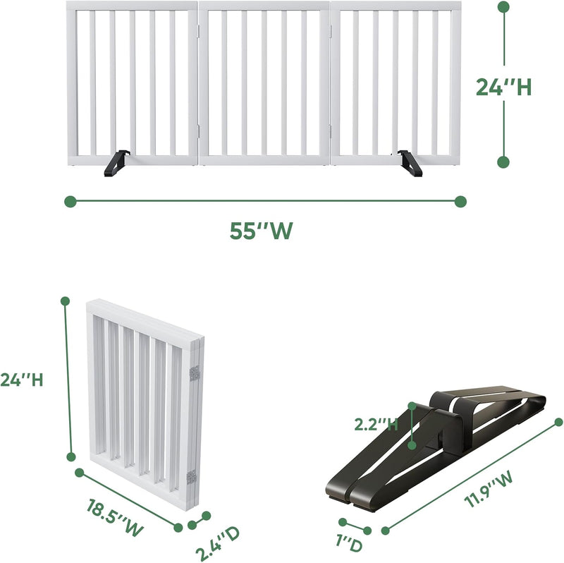 Dog Gates for Doorways Foldable Gate