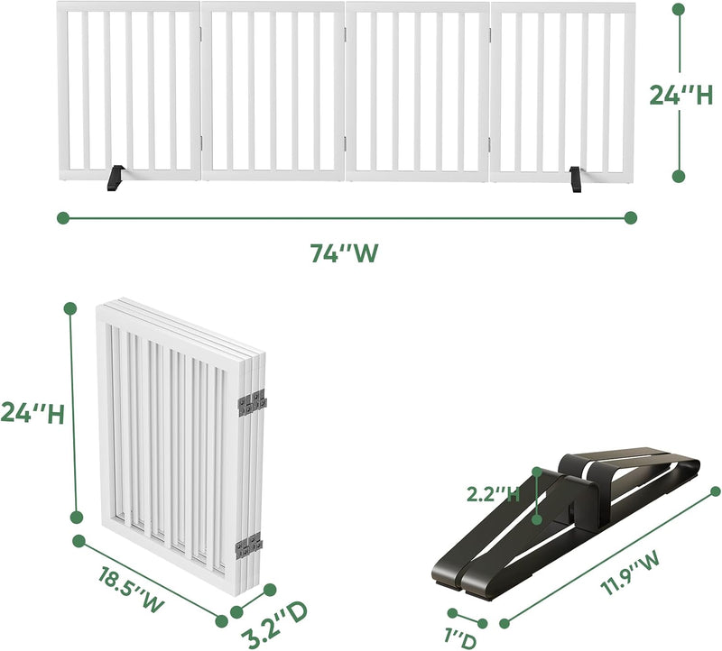 Dog Gates for Doorways Foldable Gate
