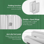 Dog Gates for Doorways Foldable Gate