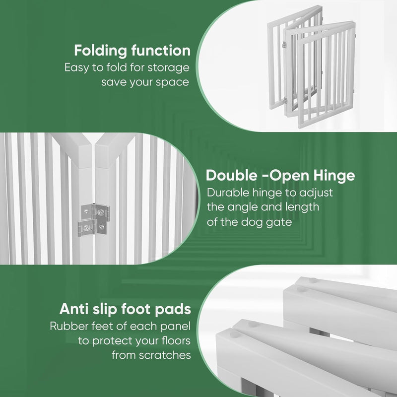 Dog Gates for Doorways Foldable Gate